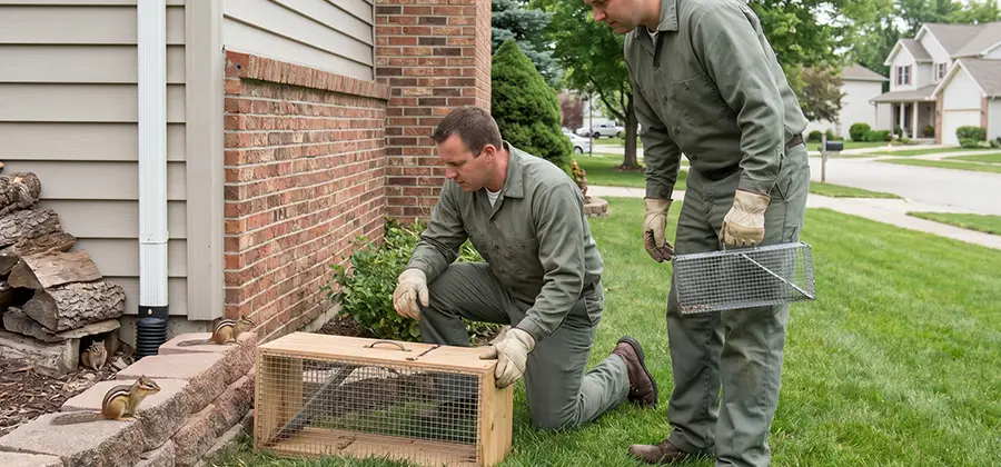 Remove Chipmunks From Yard in Novi